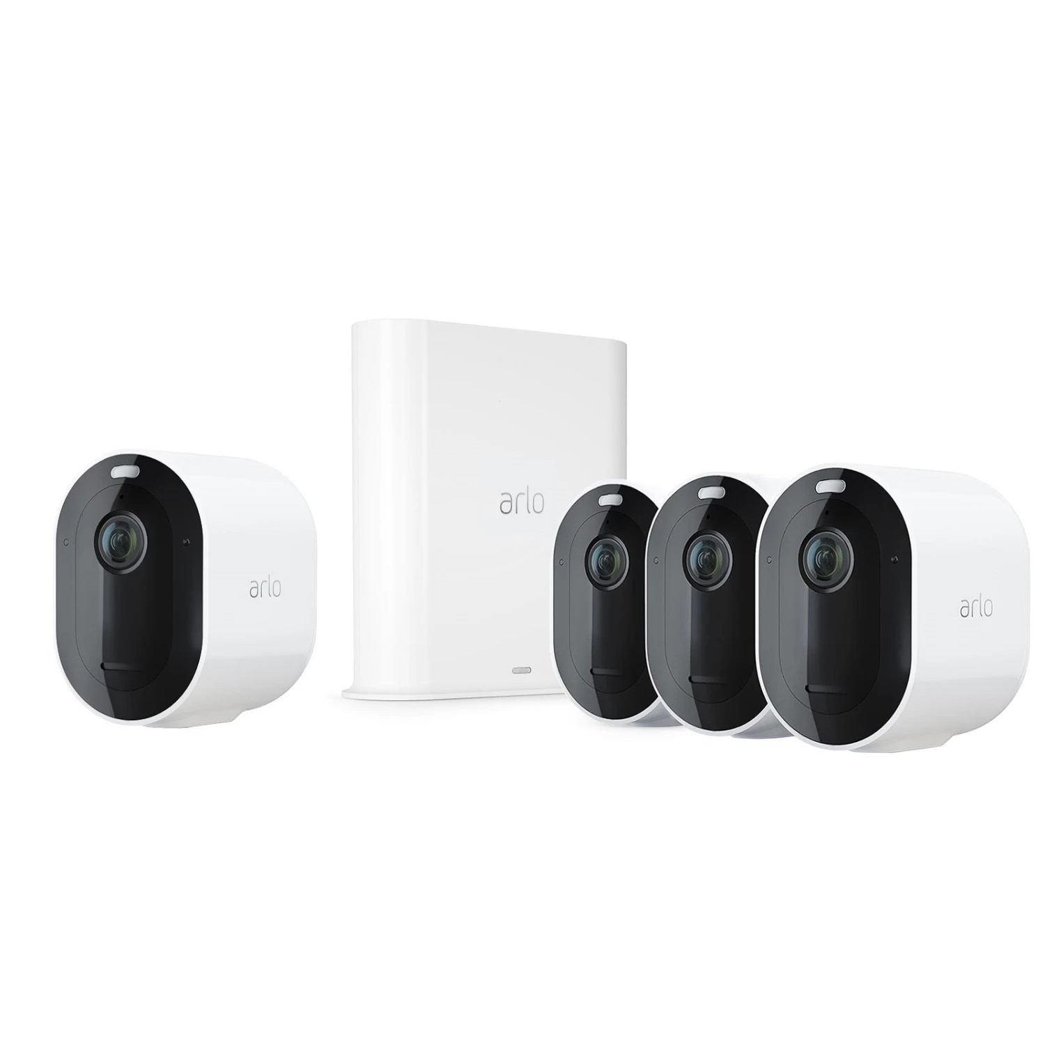 Arlo Pro 3 Sicherheitssystem Mit 4 Kameras Weiß 3 Arlo Pro 3 Sicherheitssystem Mit 4 Kameras Weiß