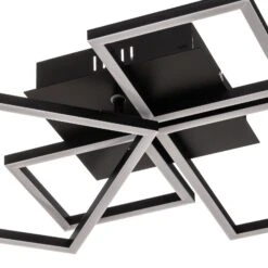 LED-Deckenleuchte Frame, CCT, 4-flammig, Schwarz -Beleuchtungs Geschäft 1510618 6