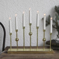 Kerzenleuchter Gustavo 7fl. Gold -Beleuchtungs Geschäft 1522580 3