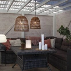 Lampenschirm Knute, Ohne Fassung, Ø 30 Cm, Grau -Beleuchtungs Geschäft 1523675 10