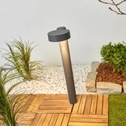 BEGA 77218K3 Wegeleuchte Rund Grafit 3.000K Unten -Beleuchtungs Geschäft 1566029 3