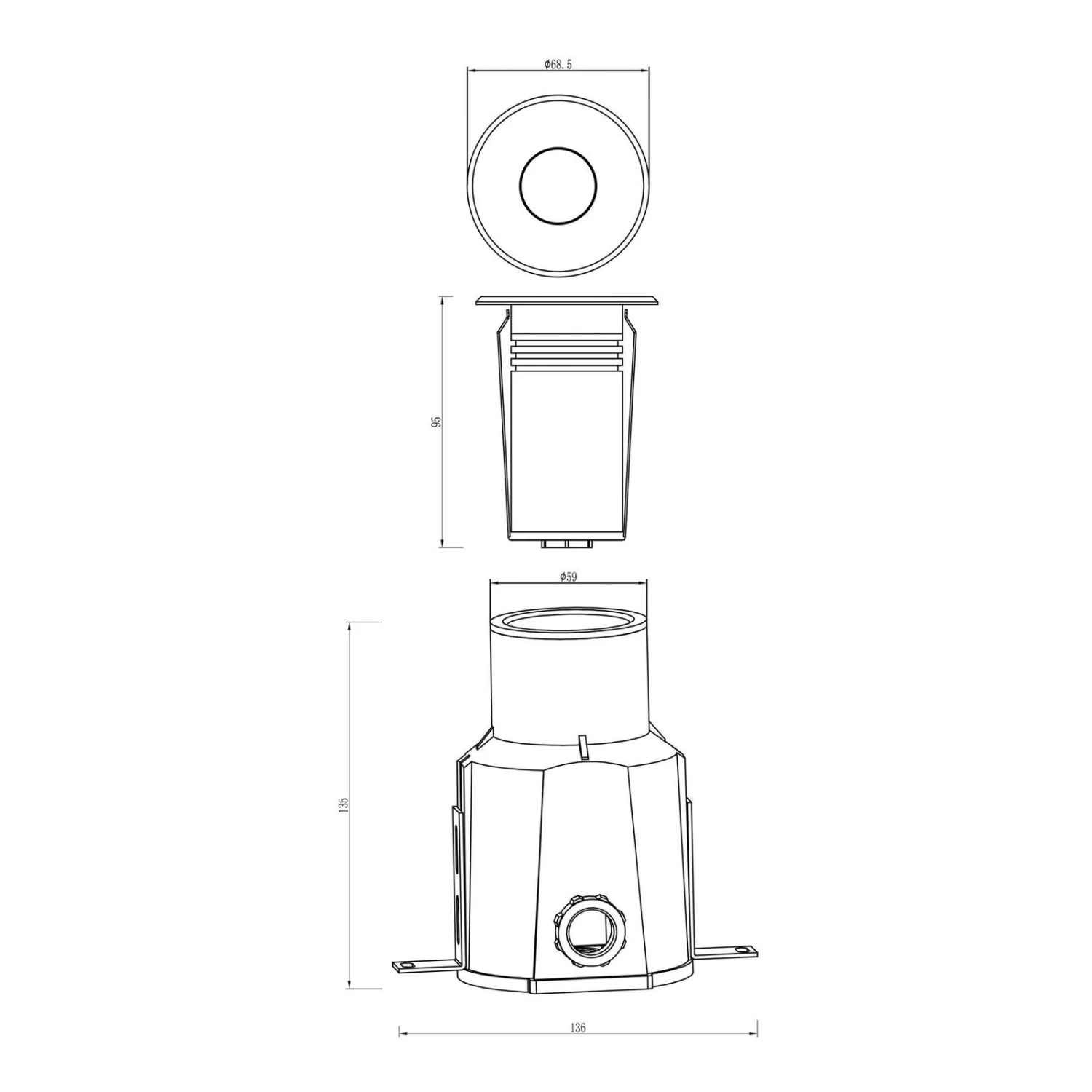 LED-Unterwasserleuchte Snapper II, Warmweiß 5 LED-Unterwasserleuchte Snapper II, Warmweiß – Bild 3