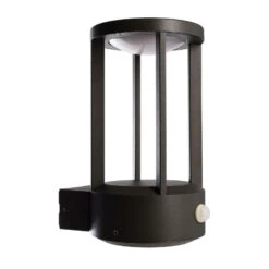 Sensor-Außenwandleuchte Albaldah, LED, Dunkelgrau -Beleuchtungs Geschäft 2500640 3