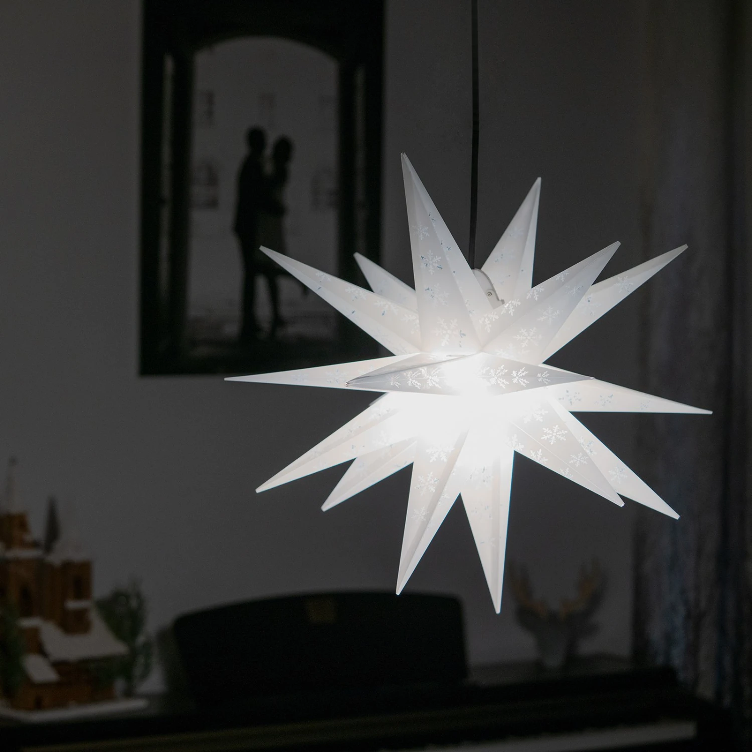 Schneeflocken-Stern Außen, 18-Zacker, Gestanzt 6 Schneeflocken-Stern Außen, 18-Zacker, Gestanzt – Bild 4