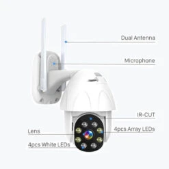 Denver IOC-221 WLAN-Außenkamera, Farb-Nachtsicht 14 Denver IOC-221 WLAN-Außenkamera, Farb-Nachtsicht -Beleuchtungs Geschäft 2622026 5