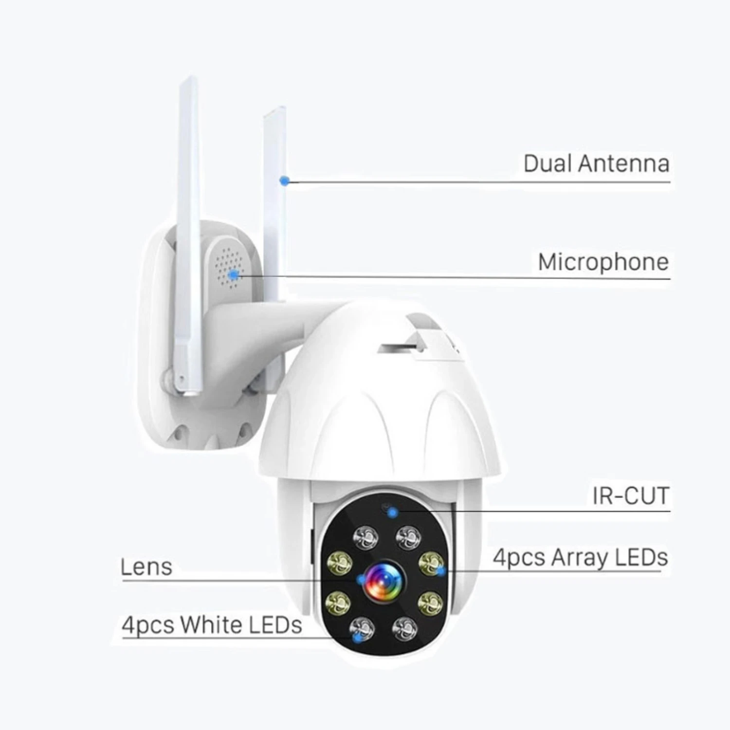 Denver IOC-221 WLAN-Außenkamera, Farb-Nachtsicht 8 Denver IOC-221 WLAN-Außenkamera, Farb-Nachtsicht – Bild 6