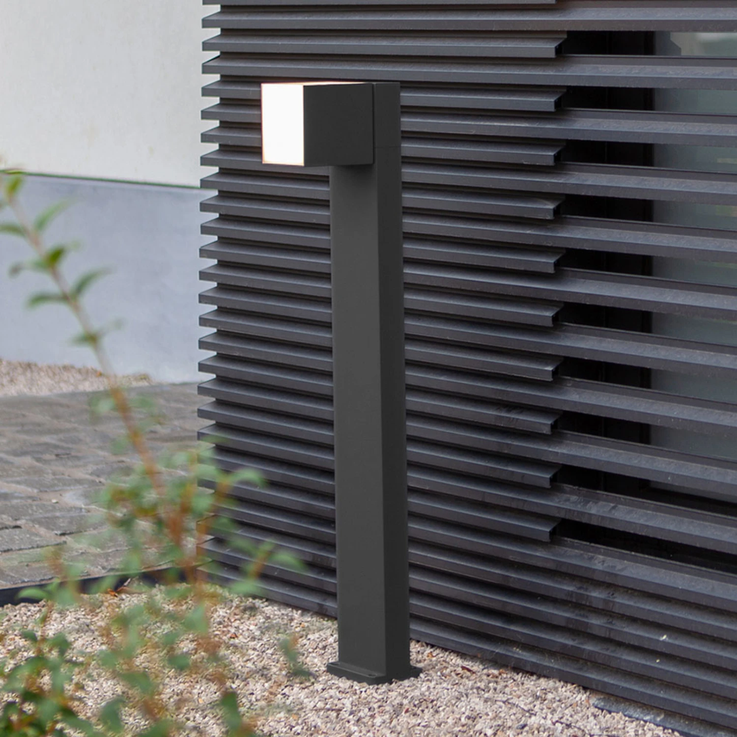 LED-Wegeleuchte Cuba, 1-fl., Schwarz, 3.000K 3 LED-Wegeleuchte Cuba, 1-fl., Schwarz, 3.000K