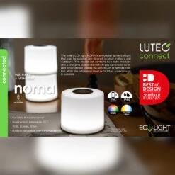 LED-Außen-Tischleuchte Noma Starter-Set -Beleuchtungs Geschäft 3009162 5