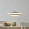 EGLO Connect Moneva-C LED-Hängelampe Nickel Ø 48,5