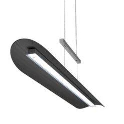 LED-Pendelleuchte Colombia XL, Eiche Schwarz -Beleuchtungs Geschäft 3062170 1