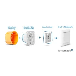 Homematic IP Schaltaktor Für Markenschalter 2-fach 17 Homematic IP Schaltaktor Für Markenschalter 2-fach -Beleuchtungs Geschäft 3067178 6