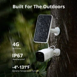 EUFY Security 4G Starlight Camera, IP67, Mit SIM -Beleuchtungs Geschäft 3075017 8