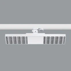 ERCO Jilly 230V BT 15W Oval Wide 840 Weiß/silber