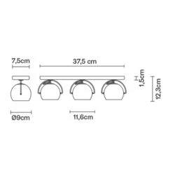 Fabbian Beluga Colour - Deckenspot, 3-flammig -Beleuchtungs Geschäft 3503012 2