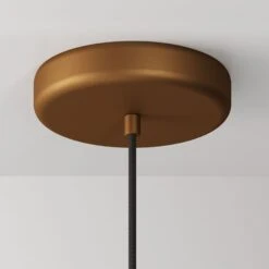 Fabbian Claque LED-Hängeleuchte 30 Cm Bronze -Beleuchtungs Geschäft 3503930 3