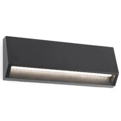 Eckige LED-Außenwandleuchte Must, Breite 21,7 Cm