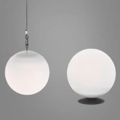 LED-Solarhängelampe Twin Mit Fernbedienung, Weiß -Beleuchtungs Geschäft 3570086 7