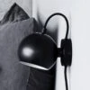 FRANDSEN Ball Magnet Wandleuchte Schwarz Matt 1 FRANDSEN Ball Magnet Wandleuchte Schwarz Matt -Beleuchtungs Geschäft 3574074