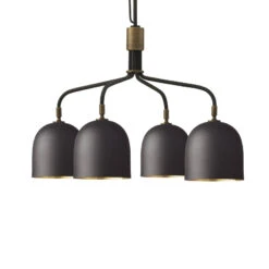 GUBI Howard Kronleuchter Short 4-flg Gunmetal 7 GUBI Howard Kronleuchter Short 4-flg Gunmetal -Beleuchtungs Geschäft 4008262 1