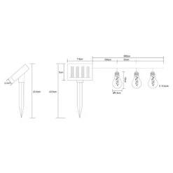 Globo LED-Solar-Lichterkette 33708-10 In Silber Metallic -Beleuchtungs Geschäft 4015247 6