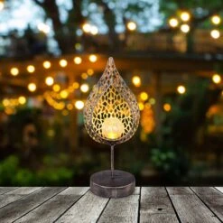 Globo LED-Solarleuchte 33528 In Blattform -Beleuchtungs Geschäft 4015411 1