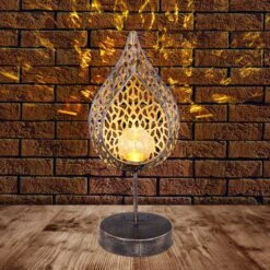 Globo LED-Solarleuchte 33528 In Blattform -Beleuchtungs Geschäft 4015411 2