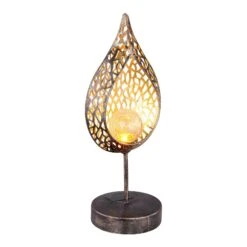 Globo LED-Solarleuchte 33528 In Blattform -Beleuchtungs Geschäft 4015411 3