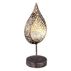 Globo LED-Solarleuchte 33528 In Blattform -Beleuchtungs Geschäft 4015411 4