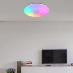 Globo LED-Deckenleuchte Sully RGBW Fernbedienung Weiß 12 Globo LED-Deckenleuchte Sully RGBW Fernbedienung Weiß -Beleuchtungs Geschäft 4015528 1