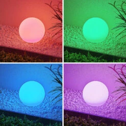 Lindby Yohan RGB-LED-Solarleuchte, 25 Cm 11 Lindby Yohan RGB-LED-Solarleuchte, 25 Cm -Beleuchtungs Geschäft 4018240 3