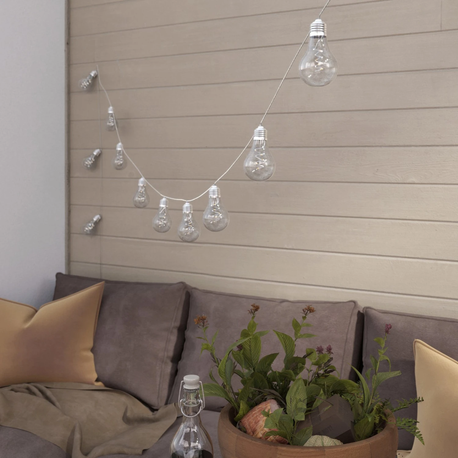 Lindby Lampini LED-Solar-Lichterkette 4 Lindby Lampini LED-Solar-Lichterkette – Bild 2