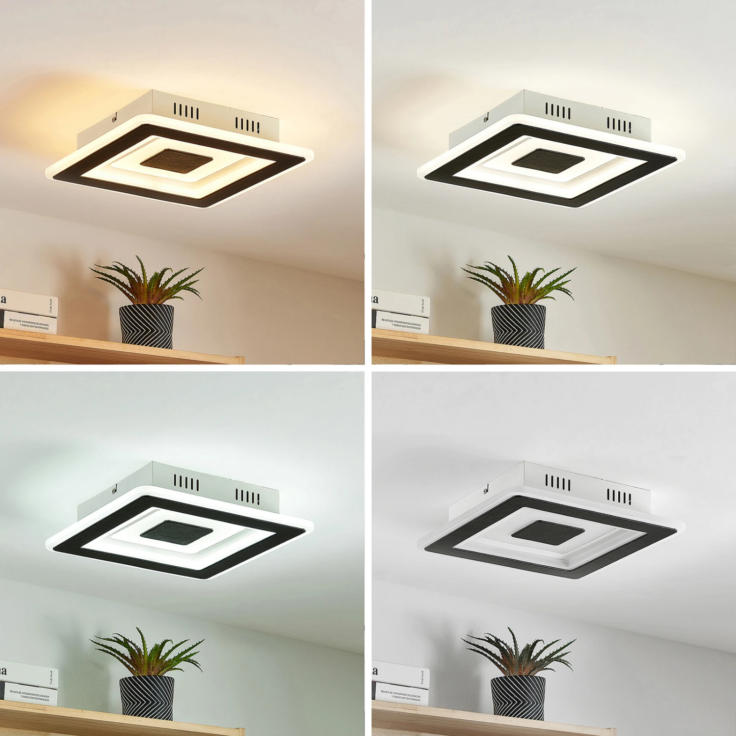 Lindby Evanio LED-Deckenlampe, Smart, CCT, RGB 6 Lindby Evanio LED-Deckenlampe, Smart, CCT, RGB – Bild 4