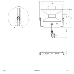 EVN LFA Außenstrahler Silber Stecker 5.700K 30W 5 EVN LFA Außenstrahler Silber Stecker 5.700K 30W -Beleuchtungs Geschäft 4026113 1