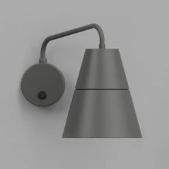 GRUPA Ili Ili Wandleuchte Mit Steckerkabel, Grau