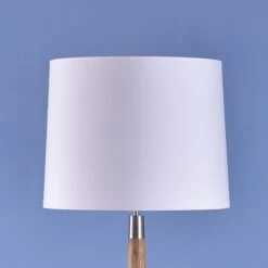 HerzBlut Conico Stehleuchte, Weiß, Eiche Geölt -Beleuchtungs Geschäft 4543081 1