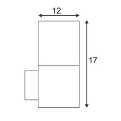 SLV Grafit - Eckige Außenwandleuchte -Beleuchtungs Geschäft 5504201 2