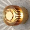 Konstsmide LED-Außenwandlampe Monza Strahlen Rund Bronze 9cm -Beleuchtungs Geschäft 5522453