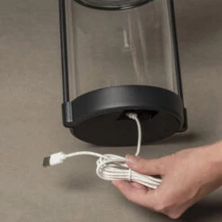 Konstsmide LED-Solarlaterne Crotone, Dimmbar, USB -Beleuchtungs Geschäft 5522723 6