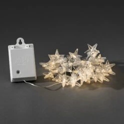 Außen-Lichterkette Sterne LED 40-flg., Batterie -Beleuchtungs Geschäft 5524579 2