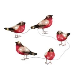 Rotkehlchen - LED-Acryl-Leuchtfiguren 5er 9 Rotkehlchen - LED-Acryl-Leuchtfiguren 5er -Beleuchtungs Geschäft 5524873 3