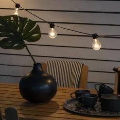 LED-Lichterkette Biergarten Basis-Set, Bernstein 12 LED-Lichterkette Biergarten Basis-Set, Bernstein -Beleuchtungs Geschäft 5524882 4