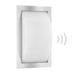 LED-Außenwandleuchte Ivett Edelstahl Mit BWM