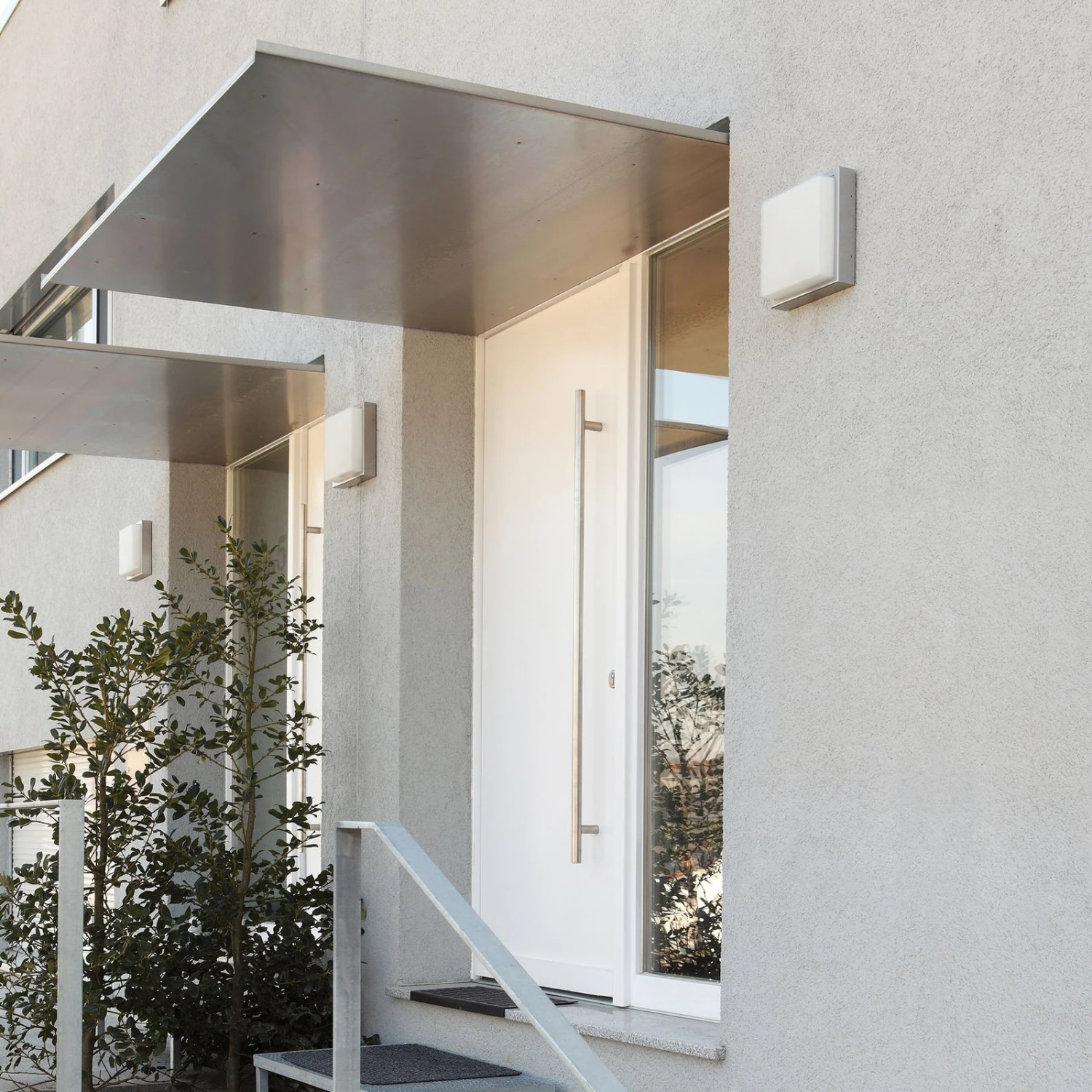 LED-Außenwandlampe 046, Bewegungsmelder, Edelstahl 4 LED-Außenwandlampe 046, Bewegungsmelder, Edelstahl – Bild 2