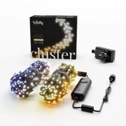 Cluster-Kette Twinkly CCT, Schwarz, 400-flammig 6m 19 Cluster-Kette Twinkly CCT, Schwarz, 400-flammig 6m -Beleuchtungs Geschäft 6102033 8