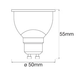 LEDVANCE SMART+ WiFi GU10-Reflektor 4,9W 827 3er -Beleuchtungs Geschäft 6106419 4