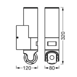 LEDVANCE SMART+ WiFi Outdoor Wall Camera Control -Beleuchtungs Geschäft 6106612 5