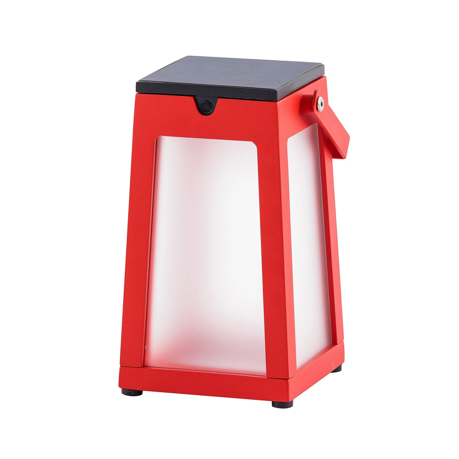 LED-Solarlaterne Tinka Tragbar, Rot 3 LED-Solarlaterne Tinka Tragbar, Rot