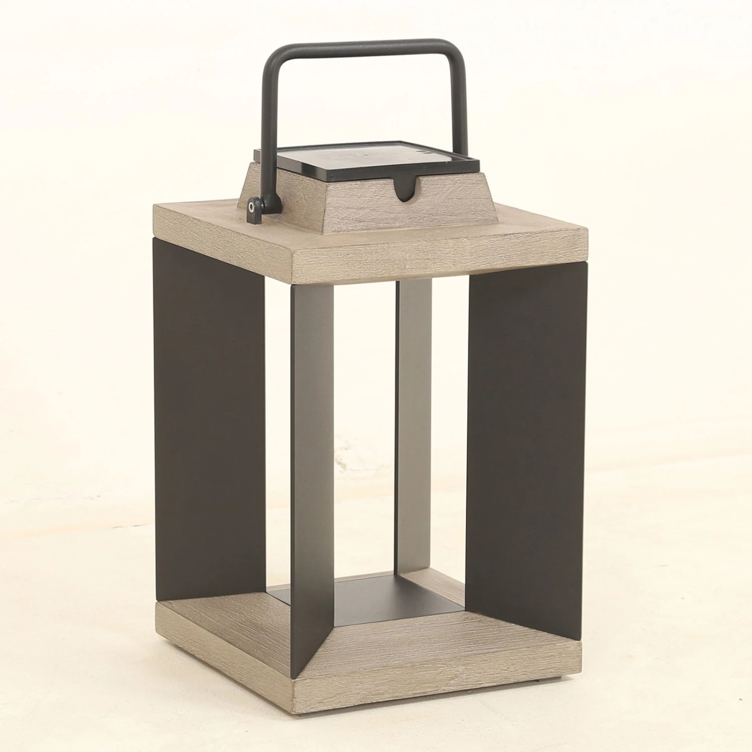 Solarlaterne Teckalu, Duratek/Alu Schwarz, 36,5cm 3 Solarlaterne Teckalu, Duratek/Alu Schwarz, 36,5cm