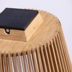 Solar-Stehleuchte Tecka Mit Sensor, Teak -Beleuchtungs Geschäft 6112042 9