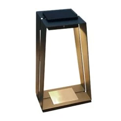LED-Solarlaterne Skaal Aus Aluminium, 40 Cm, Grau -Beleuchtungs Geschäft 6112060 3